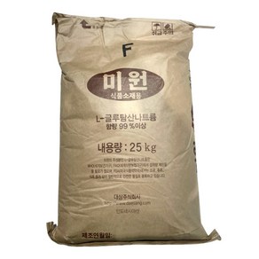 대상 미원(F) 25kg L-글루탐산나트륨 고운입자 / 무배