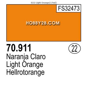 VLJ70911/ [모델컬러] 022 Light Oange Matt (17ml), 1개