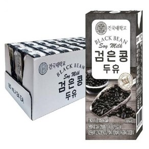 기타 [건국두유]건국검은콩두유190mlx24개bt, 24개, 190ml