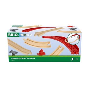 BRIO WORLD 브리오월드 확장 커브팩 33995 빨강, 상세페이지 참조, 1개