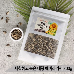 세척하고 볶은 대형 해바라기씨 300g 앵무새 햄스터, 1개