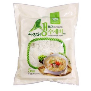 송학식품 뜨더 생수제비 1kg (6인분) x 10개입 BOX 업소용 대용량, 10개