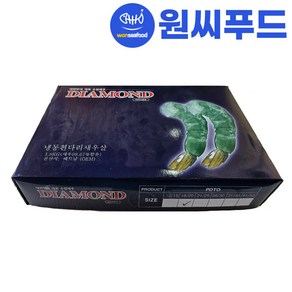 원씨푸드 칵테일새우 16/20 블럭 1.8kg(실중량) PDTO, 1개, 1.8kg