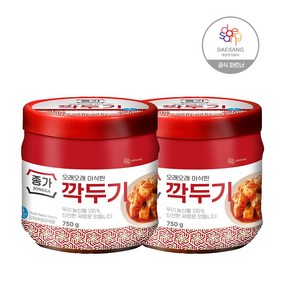 종가 깍두기 750g (PET) x 2개