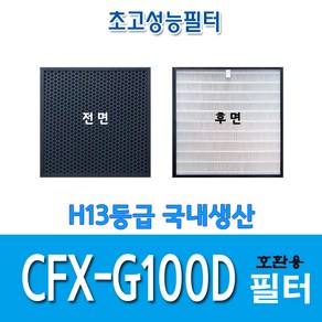 삼성블루스카이 공기청정기필터 AX46N6580WMD CFX-G100D 국내산 호환용필터, 1개