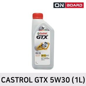 캐스트롤 GTX 5W30 C2/C3 SP-1L 가솔린 디젤 DPF 겸용 합성엔진오일, 1개, 1L