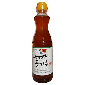 통들깨 100% 고소한 들기름 500ml, 1개