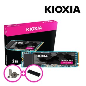 키오시아 EXCERIA PRO NVMe SSD Gen4 2TB + NVMe방열판, LSE10Z