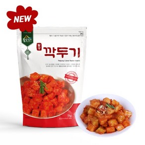 팔공 깍두기 1kg (NEW파우치), 1개