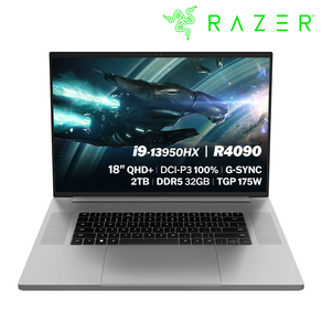 레이저코리아 RAZER BLADE 18 13Gen R4090 QHD Mecuy 게이밍노트북 i9-13950HX/RTX4090, WIN11 Home, 32GB, 2TB, 코어 i9 13950HX, 화이트