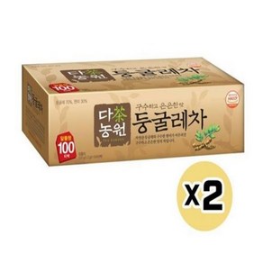 다농원 국내산 누룽지를 담은 둥굴레차 2개, 100g, 100개입