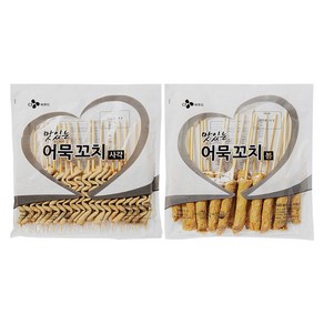 CJ씨푸드 맛있는 어묵꼬치 1+1 (총2봉), 1세트, 640g