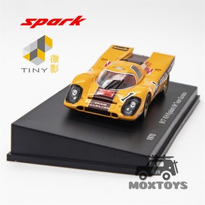 Spak x Tiny 다이캐스트 모델 자동차 Kyalami 9H 팀 건스톤 1 64 917K, 1개