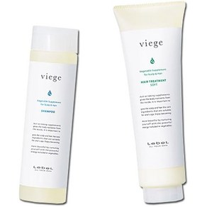 viege 비제 샴푸 240ml & 헤어 트리트먼트 S(부드러운 보습) 세트, 1개