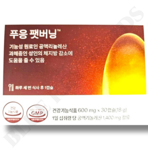 푸응 팻버닝 600mg x 30캡슐 10일분, 30정, 1개