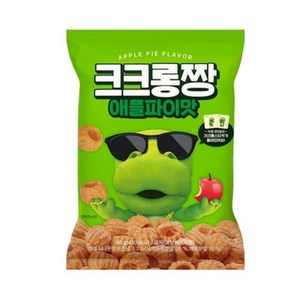 크크롱짱 애플파이맛 스티커포함 과자스낵 90g x 4개