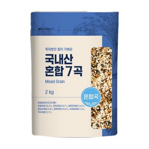 몸이가벼운혼합7곡 2KG 봉, 1개