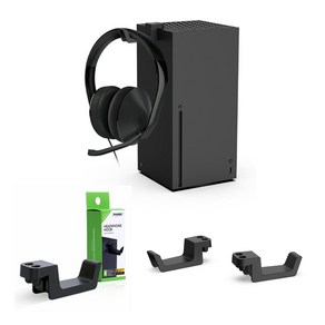 XBOX Series X 헤드셋+컨트롤러 거치대 고리 후크-블랙