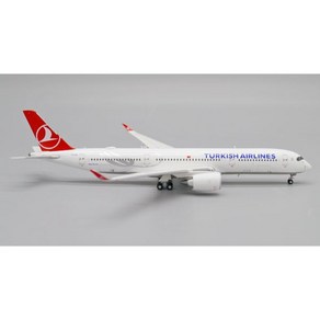 JC Wings EW4359006 터키항공 에어버스 A350-900A TC-LGA 항공기 비행기 모형, 1개