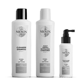 NIOXIN 스타터 헤어 세트 샴푸 컨디셔너 세럼, 1개