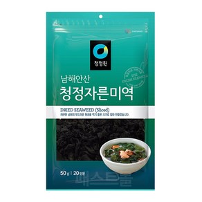 청정원 남해안산 청정 자른미역, 1개, 50g