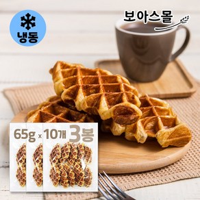 [보아스몰] 삼립 버터크라상 휴면반죽-에스 크로플 완제품 (65g x 10입)