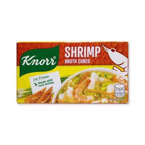 필리핀 크노르 kno 새우 브로스 큐브형 육수 60g / SHRIMP BROTH CUBES, 1개