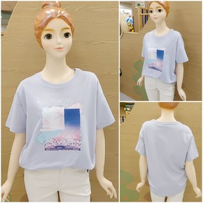 [소이주니어]논현점 22년여름신상 ** 빠른배송 ** 팔길이 5부 오로라 전사 티