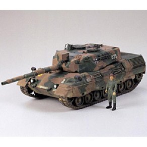 TAMIYA 타미야 35112 서독 레오파르도 A4 전차 [1/35 밀리터리 미니어처 시리즈], 단일, 1개