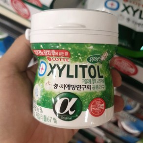 롯데 자일리톨 알파 용기, 1개, 86g