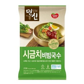 동원 면발의 신 시금치 비빔국수 2인분 413g, 1개