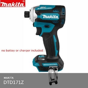 임팩드릴 전동 충전 Makita DTD171 브러시리스 무선 임팩트 드라이버 18V BL 모터 베어 도구 유닛 드라이버, 1개, 본품