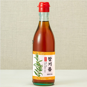 100% 통참깨 저온압착 참기름, 1개, 350ml