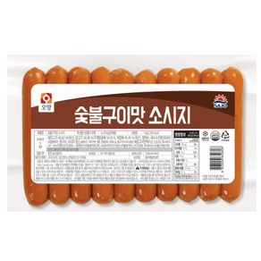 오양 숯불구이맛 소시지 1kg, 3개