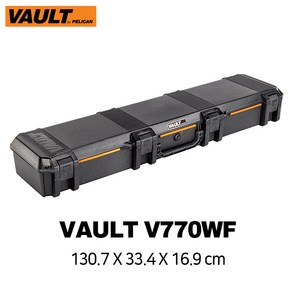 펠리칸 V770 WF 볼트 케이스(V770 Vault Single Rifle Case), 1개