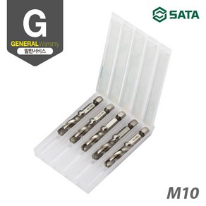 [SATA] 사타 HSS 탭드릴(5PCS) M10x1.5MM 50810