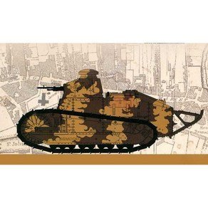 플라이호크 프라모델 Renault FT-17 Light Tank 1/72 FH3000