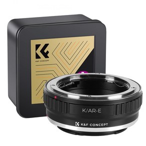 KnF AR-E 렌즈 어댑터 코니카 AR 렌즈 - 소니 E 바디 (뒤캡옵션) Konica AR Lens to Sony E adapte (E cap option), AR-NEX 어댑터, 1개