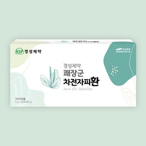 경성제약 쾌장군 차전자피환, 1개, 90g