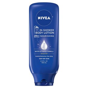 NIVEA 너리싱 인샤워 로션 13.5 Fl Oz, 1팩, 1개, 400ml