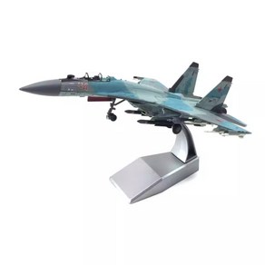 1:100 수호이 SU-35 전투기 다이캐스트 비행기 모형, A, 1개