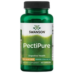 Swanson PectiPue Modified Citus Pectin-Suppots Swanson PectiPue 변형 감귤 펙틴-소화 건강 및 세포 건강 지원-최소 82, 1개, 60정