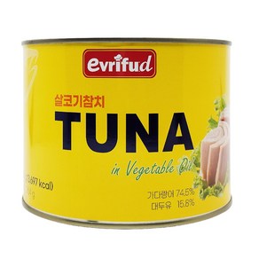 에브리푸드 업소용 대용량 참치 1.83kg, 1개