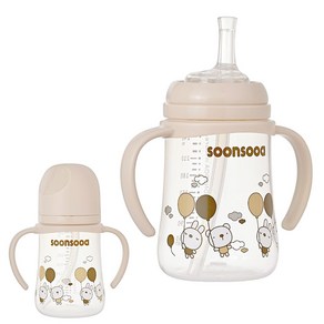순수아 베이직 빨대컵 추 빨대 240ml, 1개, 빨대형