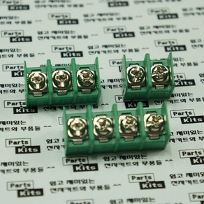 [파츠키츠] KF7.62mm 터미널블럭 2P 3P 4P 연결 단자대 PCB 아두이노, KF7.62-04P