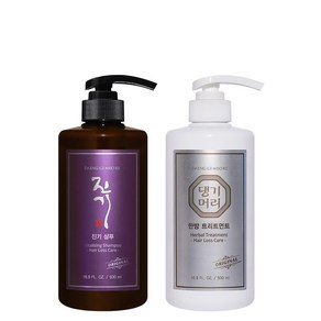 [댕기머리]진기 샴푸 500ml + 한방 트리트먼트 500ml, 1개