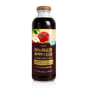 아누카사과 원액 액상 주스 이탈리아산 원물 100% 농축액 식약처 해썹 인증, 1개, 500ml