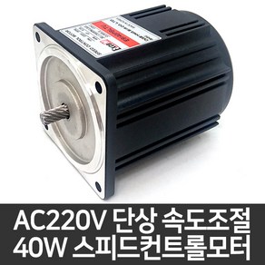 AC 속도조절모터 소형 90각 40W 기어드모터 스피드컨트롤모터 속도제어모터 E9I40PBL-TU 대화모터, 치절 타입 (감속기 사용 시), 1개