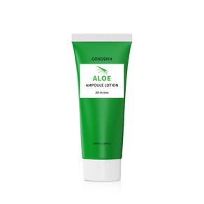 [공스킨] 알로에 앰플 올인원 로션, 4개, 100ml