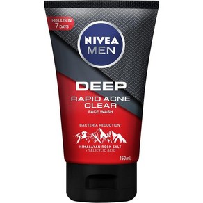 호주 니베아 NIVEA MEN Deep Rapid Face Wash 맨 딥 래피드 아크네 클리어 페이스 워시